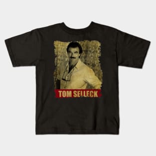Tom Selleck - NEW RETRO STYLE Kids T-Shirt
